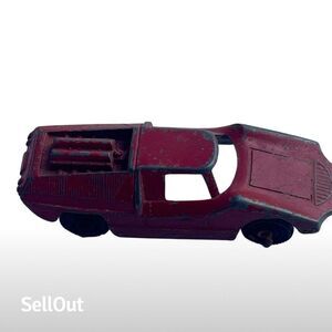 Vintage‎ Tootsietoy Fiat Abarth Red Die-Cast Toy Car